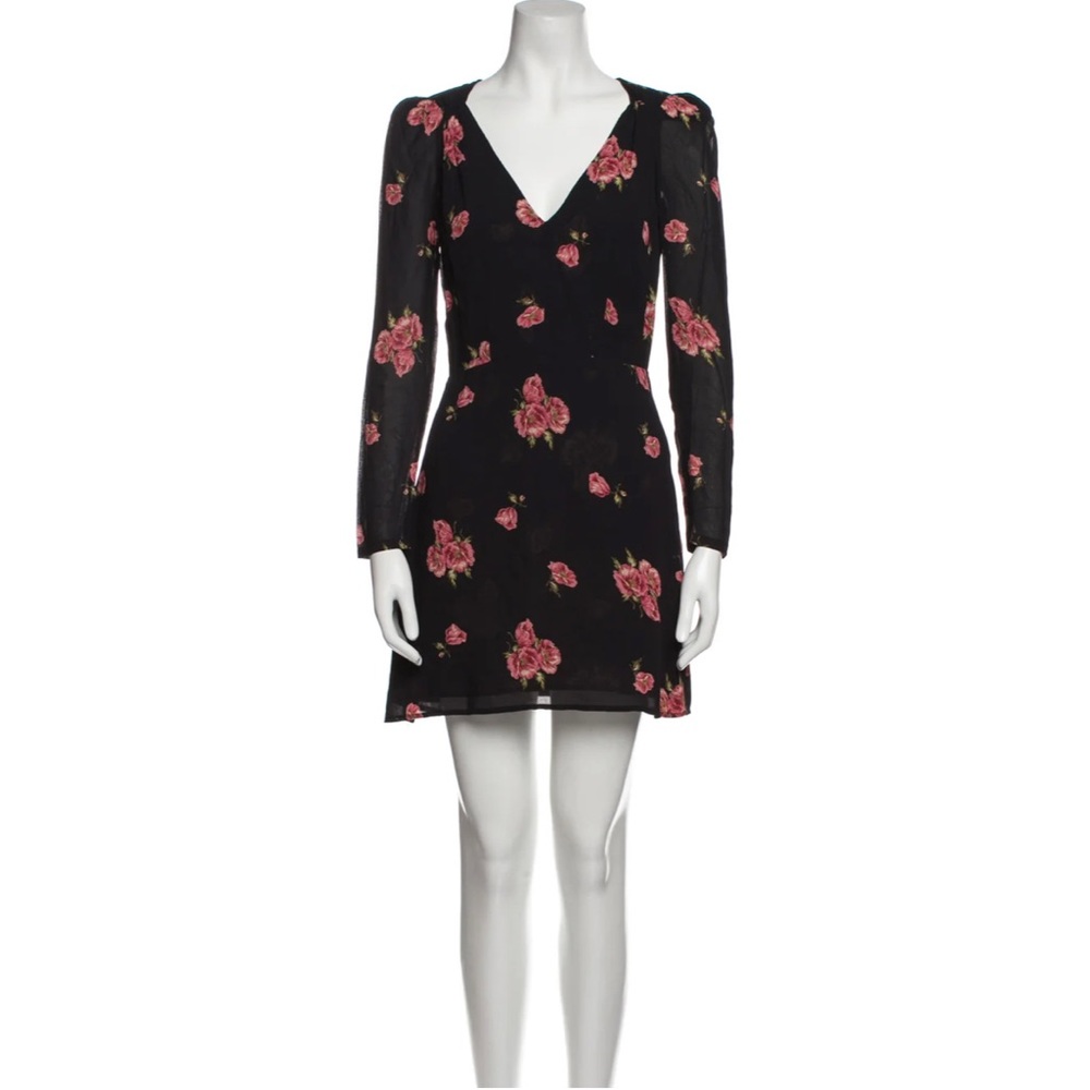 Reformation floral mini dress